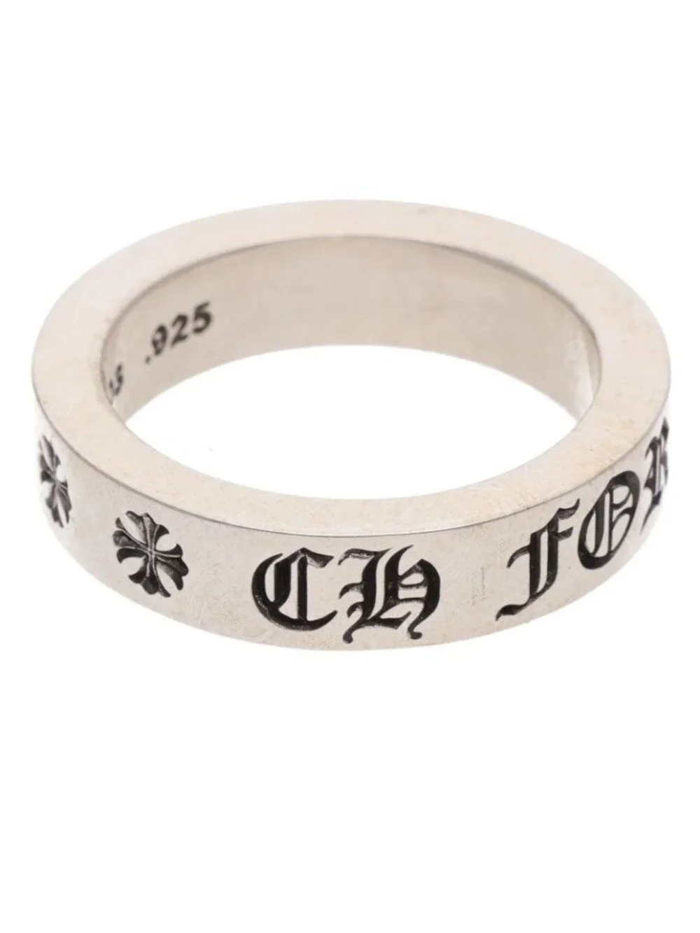 Chrome Hearts Spacer Forever Silver Ring